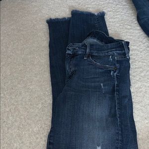 distressed mother jeans